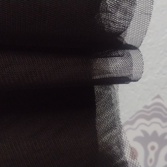 Midnight doll skirt, black with silver gem belt attached, size small/5. - Picture 4 of 4